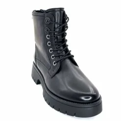 Rock|Masculin<Regarde Le Ciel Bottines Leticia 05 Cuir Noir