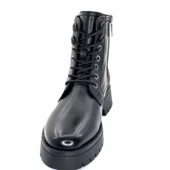 Rock|Masculin<Regarde Le Ciel Bottines Leticia 05 Cuir Noir