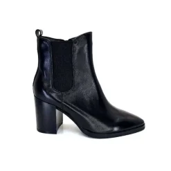 Elégant|Bottines<Regarde Le Ciel Bottines Marge 02 Cuir Noir