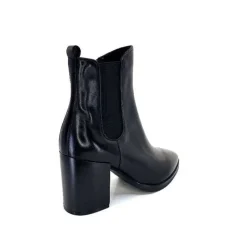 Elégant|Bottines<Regarde Le Ciel Bottines Marge 02 Cuir Noir