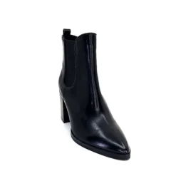 Elégant|Bottines<Regarde Le Ciel Bottines Marge 02 Cuir Noir