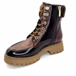 Montagne|Masculin<Regarde Le Ciel Bottines Candis 03 Cuir Glacé Marron