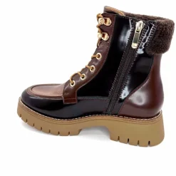 Montagne|Masculin<Regarde Le Ciel Bottines Candis 03 Cuir Glacé Marron