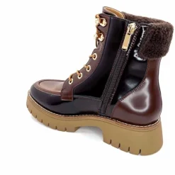 Montagne|Masculin<Regarde Le Ciel Bottines Candis 03 Cuir Glacé Marron