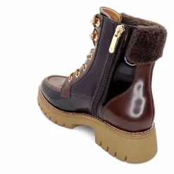 Montagne|Masculin<Regarde Le Ciel Bottines Candis 03 Cuir Glacé Marron