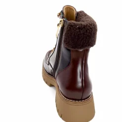 Montagne|Masculin<Regarde Le Ciel Bottines Candis 03 Cuir Glacé Marron