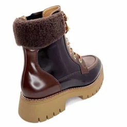 Montagne|Masculin<Regarde Le Ciel Bottines Candis 03 Cuir Glacé Marron