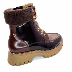 Montagne|Masculin<Regarde Le Ciel Bottines Candis 03 Cuir Glacé Marron