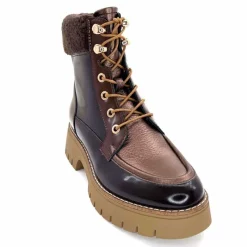 Montagne|Masculin<Regarde Le Ciel Bottines Candis 03 Cuir Glacé Marron