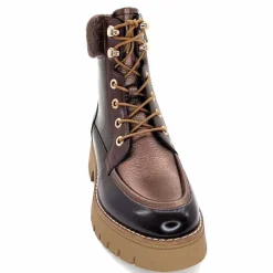 Montagne|Masculin<Regarde Le Ciel Bottines Candis 03 Cuir Glacé Marron