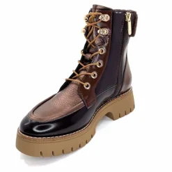 Montagne|Masculin<Regarde Le Ciel Bottines Candis 03 Cuir Glacé Marron