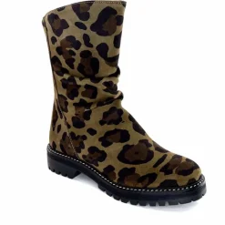 Animalier|Bottines<Requin Bottines Reqins Dunk Daim Léo Kaki