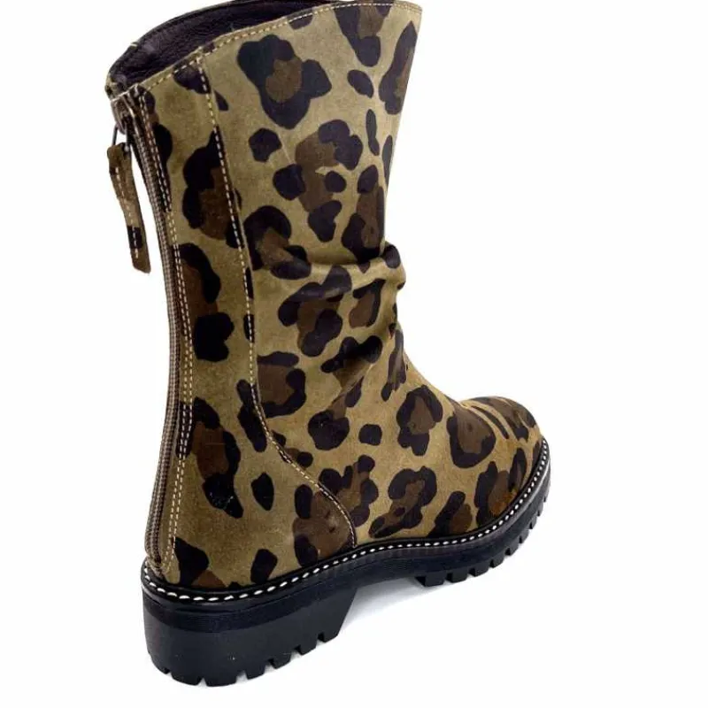 Animalier|Bottines<Requin Bottines Reqins Dunk Daim Léo Kaki