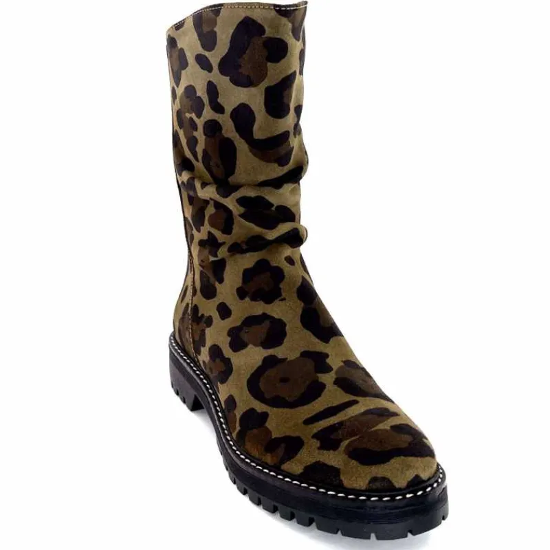 Animalier|Bottines<Requin Bottines Reqins Dunk Daim Léo Kaki