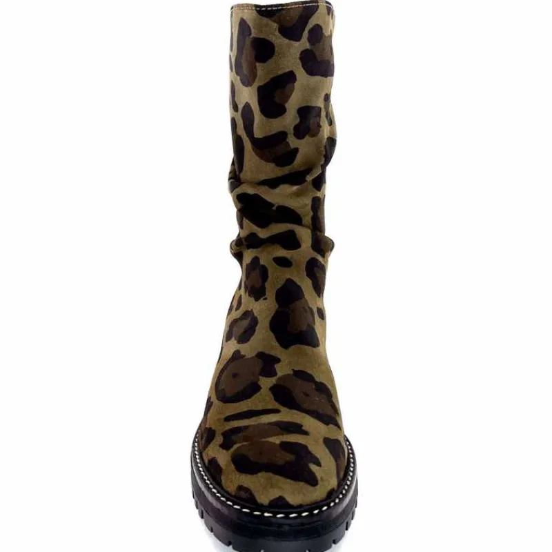 Animalier|Bottines<Requin Bottines Reqins Dunk Daim Léo Kaki