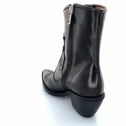 Rock|Santiags<AS 98 Bottines Santiags AS98 B84203 Cuir Noir