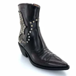 Rock|Santiags<AS 98 Bottines Santiags AS98 B84203 Cuir Noir