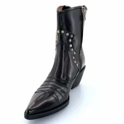 Rock|Santiags<AS 98 Bottines Santiags AS98 B84203 Cuir Noir