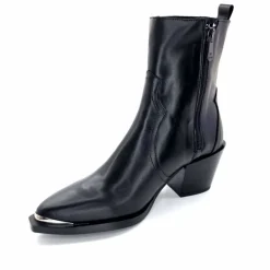 Basic|Santiags<Dansi Bottines Santiags 7192 Cuir Noir