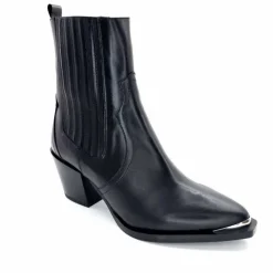 Basic|Santiags<Dansi Bottines Santiags 7192 Cuir Noir