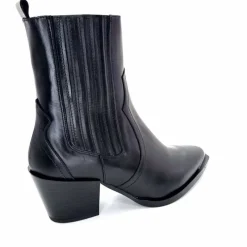 Basic|Santiags<Dansi Bottines Santiags 7192 Cuir Noir