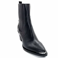 Basic|Santiags<Dansi Bottines Santiags 7192 Cuir Noir