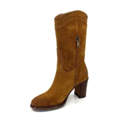 Fantaisie|Santiags<king Bottines Santiags 8212 Daim Camel