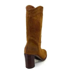 Fantaisie|Santiags<king Bottines Santiags 8212 Daim Camel
