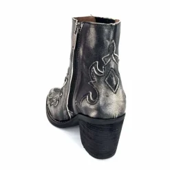 Talon|Rock<Minka Bottines Santiags Horlene Cuir Gris GrisFoncé