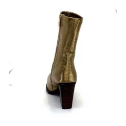 Rock|Santiags<noa harmon Bottines Santiags 9095 Yvette Cuir Métal Or