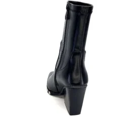 Rock|Santiags<noa harmon Bottines Santiags 9095 Yvette Cuir Noir