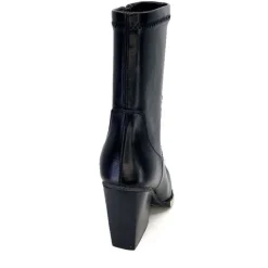 Rock|Santiags<noa harmon Bottines Santiags 9095 Yvette Cuir Noir