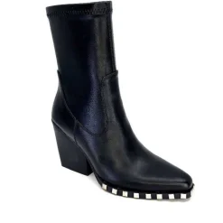 Rock|Santiags<noa harmon Bottines Santiags 9095 Yvette Cuir Noir