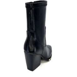 Rock|Santiags<noa harmon Bottines Santiags 9095 Yvette Cuir Noir