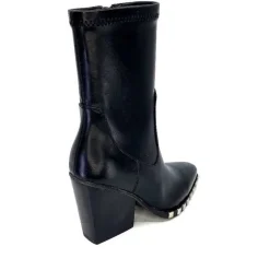 Rock|Santiags<noa harmon Bottines Santiags 9095 Yvette Cuir Noir