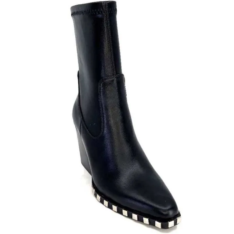 Rock|Santiags<noa harmon Bottines Santiags 9095 Yvette Cuir Noir