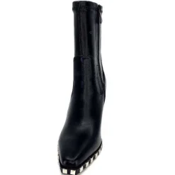 Rock|Santiags<noa harmon Bottines Santiags 9095 Yvette Cuir Noir