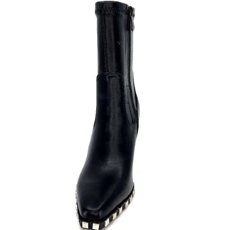 Rock|Santiags<noa harmon Bottines Santiags 9095 Yvette Cuir Noir
