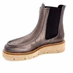 Basic|Bottines<Week End Bottines 26250 Cuir Métal Bronze