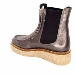 Basic|Bottines<Week End Bottines 26250 Cuir Métal Bronze