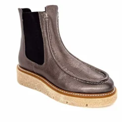 Basic|Bottines<Week End Bottines 26250 Cuir Métal Bronze