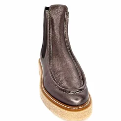 Basic|Bottines<Week End Bottines 26250 Cuir Métal Bronze