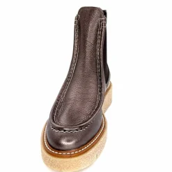 Basic|Bottines<Week End Bottines 26250 Cuir Métal Bronze