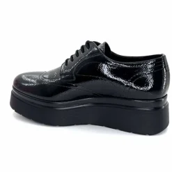 Elégant|Compensées & Plateformes<Ivoire0130a Derbies à Plateformes Ivoire 2c5319 Vernis Noir