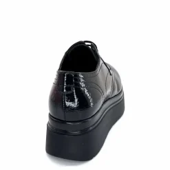 Elégant|Compensées & Plateformes<Ivoire0130a Derbies à Plateformes Ivoire 2c5319 Vernis Noir