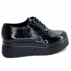 Elégant|Compensées & Plateformes<Ivoire0130a Derbies à Plateformes Ivoire 2c5319 Vernis Noir