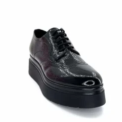 Elégant|Compensées & Plateformes<Ivoire0130a Derbies à Plateformes Ivoire 2c5319 Vernis Noir