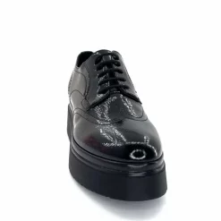 Elégant|Compensées & Plateformes<Ivoire0130a Derbies à Plateformes Ivoire 2c5319 Vernis Noir