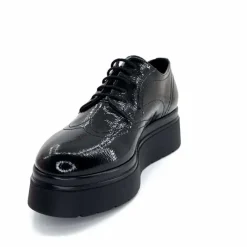 Elégant|Compensées & Plateformes<Ivoire0130a Derbies à Plateformes Ivoire 2c5319 Vernis Noir