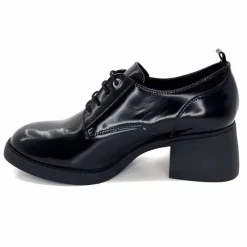 Talon|Elégant<marcha / m.moustafa Derbies à Talon Ivoire Snj 2003 Cuir Glacé Noir